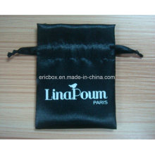 Jy-Sp01 Black Stain Fabric Gift Jewelry Drawstring Pouch